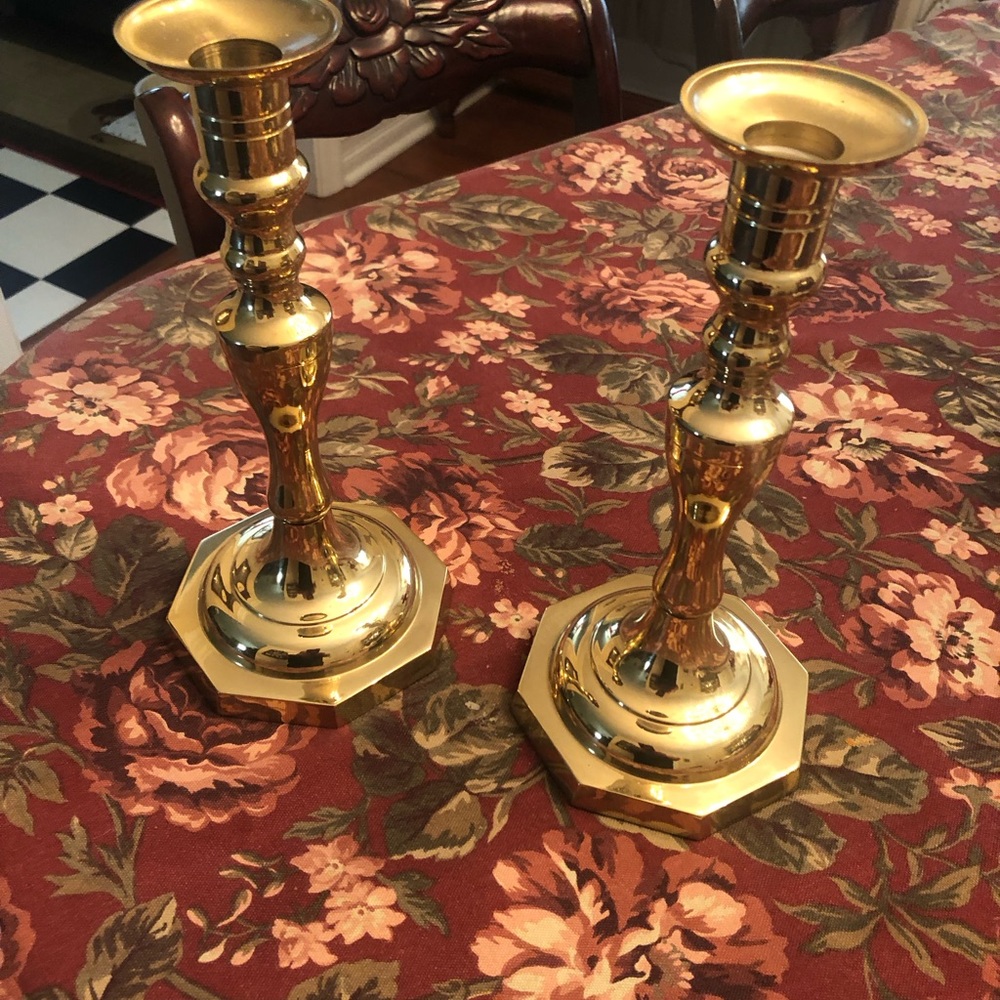 Brass crafters 10 inch candle sticks Made in Portugal